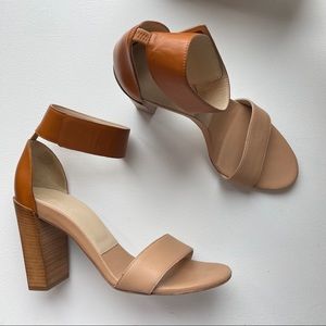 Designer Chloe Two Toned Block Heels